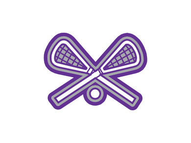 Crossed Lacrosse Sticks